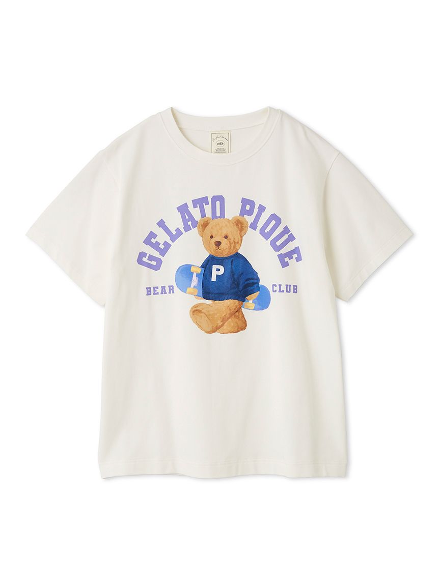 スポーティーベアワンポイントTシャツ(カットソー・Tシャツ