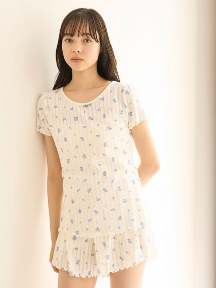 gelato pique ジェラートピケ リボンプルオーバー&ショートパンツ ジェラートピケ gelato pique リボンショートパンツ （OWHT