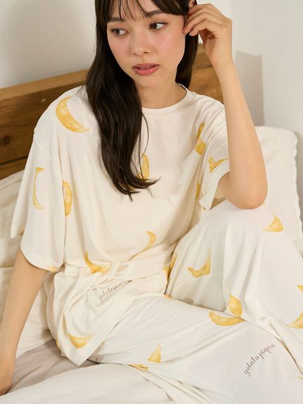 ジェラピケ 新品未使用 フリーサイズ ルームウェア 新品 ジェラートピケ ルームウェア Tシャツ フリーサイズ - メルカリ
