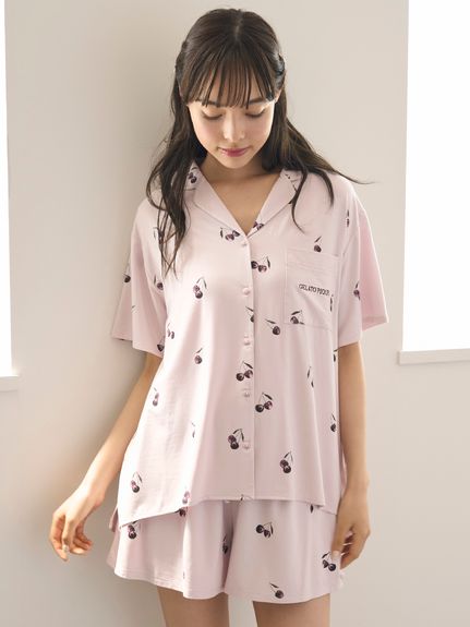 ♡ジェラートピケ♡サテンルームウェア ピンク