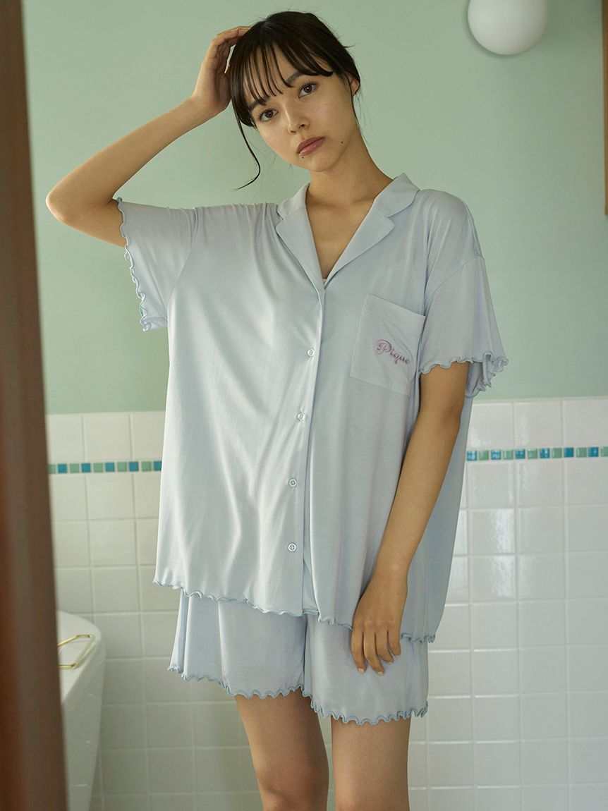 カラフルロゴシャツ(シャツ)｜ルームウェア・パジャマ通販の