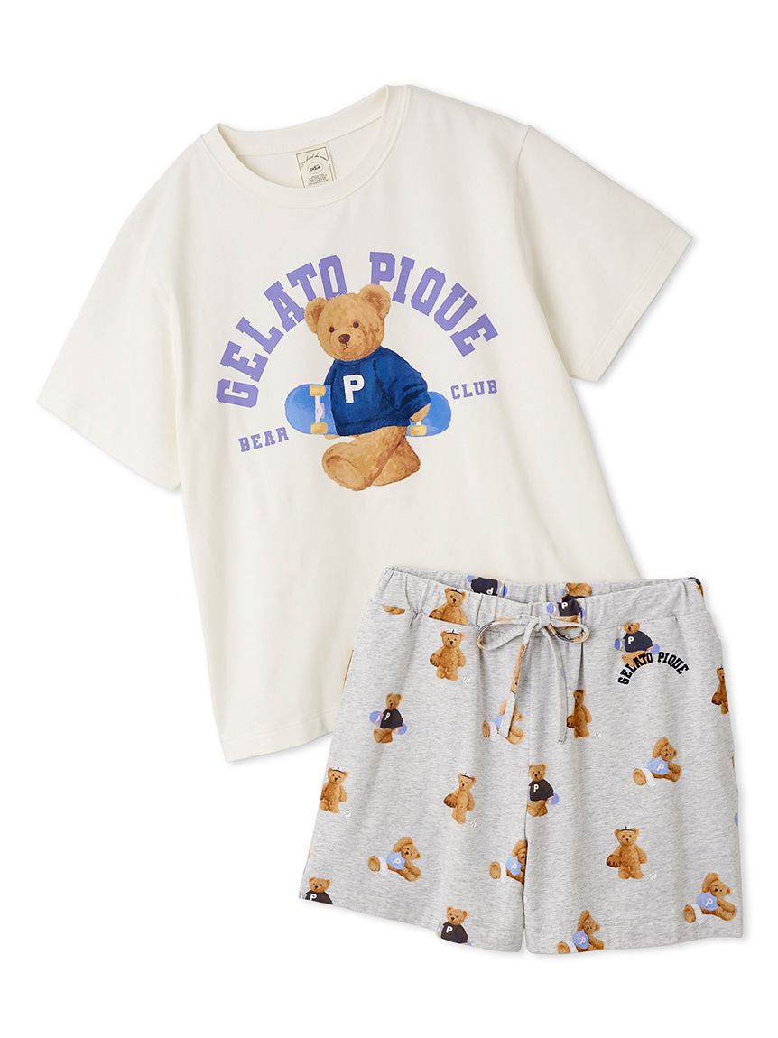 ONLINE限定】スポーティーベアワンポイントTシャツ＆総柄