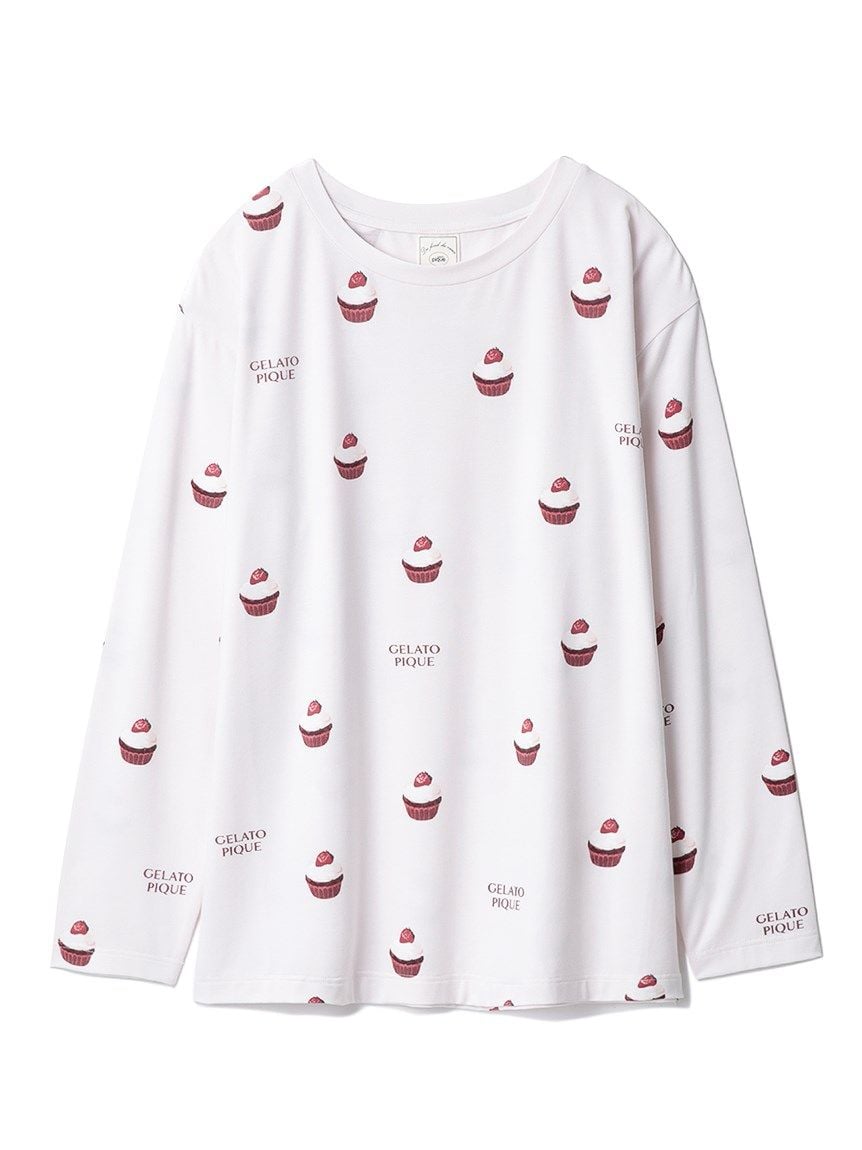 モチーフ3柄プルオーバー(カットソー・Tシャツ)｜ルームウェア