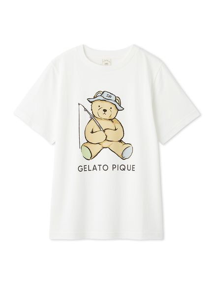 GELATO PIQUE ベアプリント ルームウェアセットアップ DAIWA】ベアプリント Tシャツ(カットソー・Tシャツ)｜ルームウェア