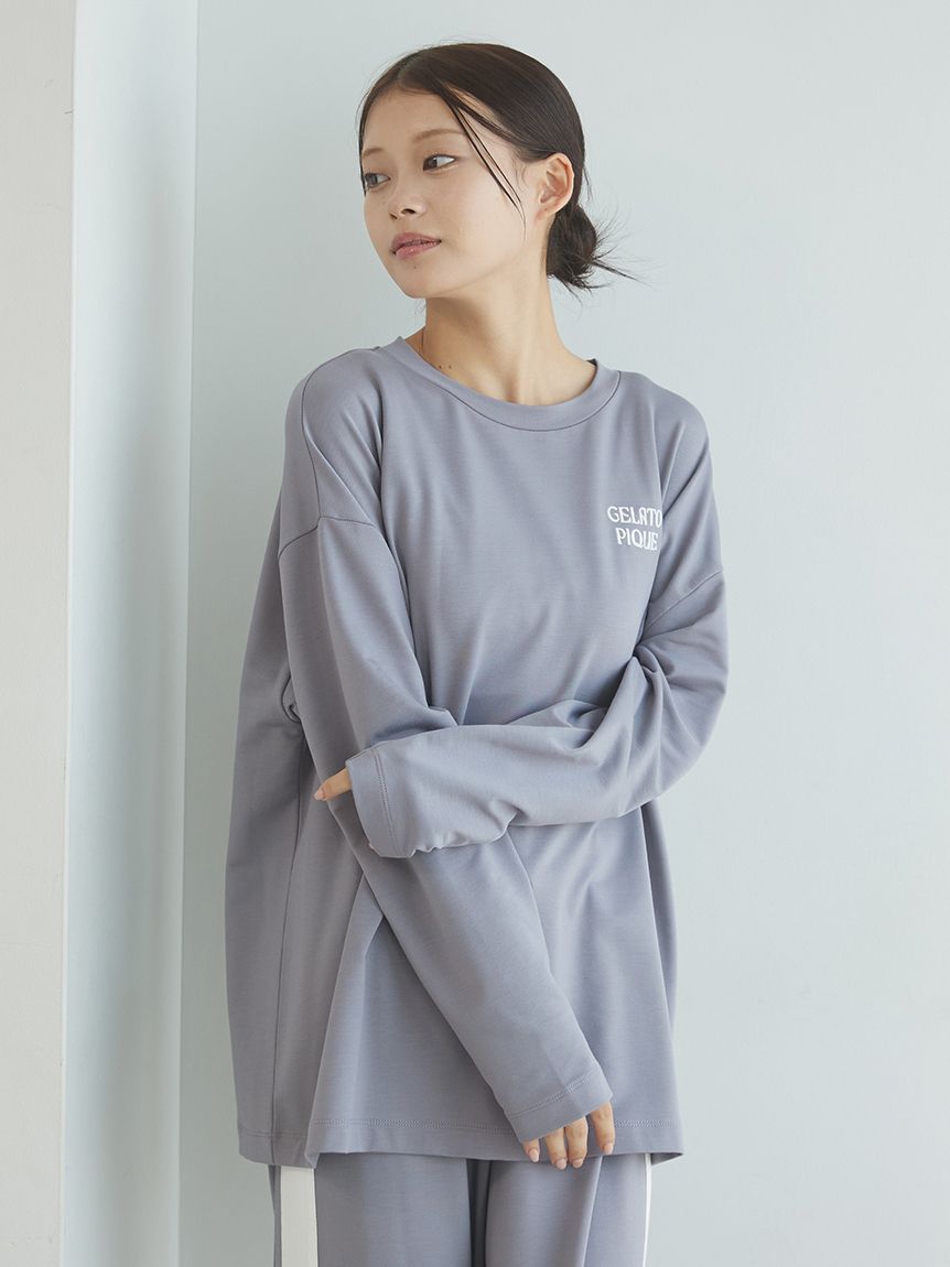 インレイロゴロンT(カットソー・Tシャツ)｜ルームウェア・パジャマ通販