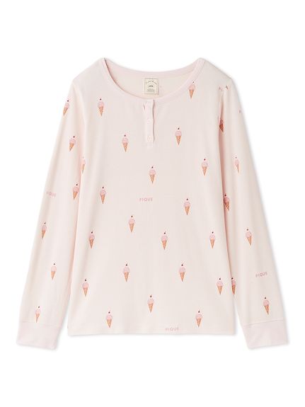 ジェラピケ　ルームウェア　ピンク 楽天市場】ジェラートピケ ルームウェア セット（カラーピンク