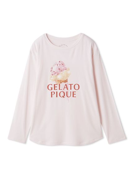 アイスワンポイントロンT(カットソー・Tシャツ)｜ルームウェア