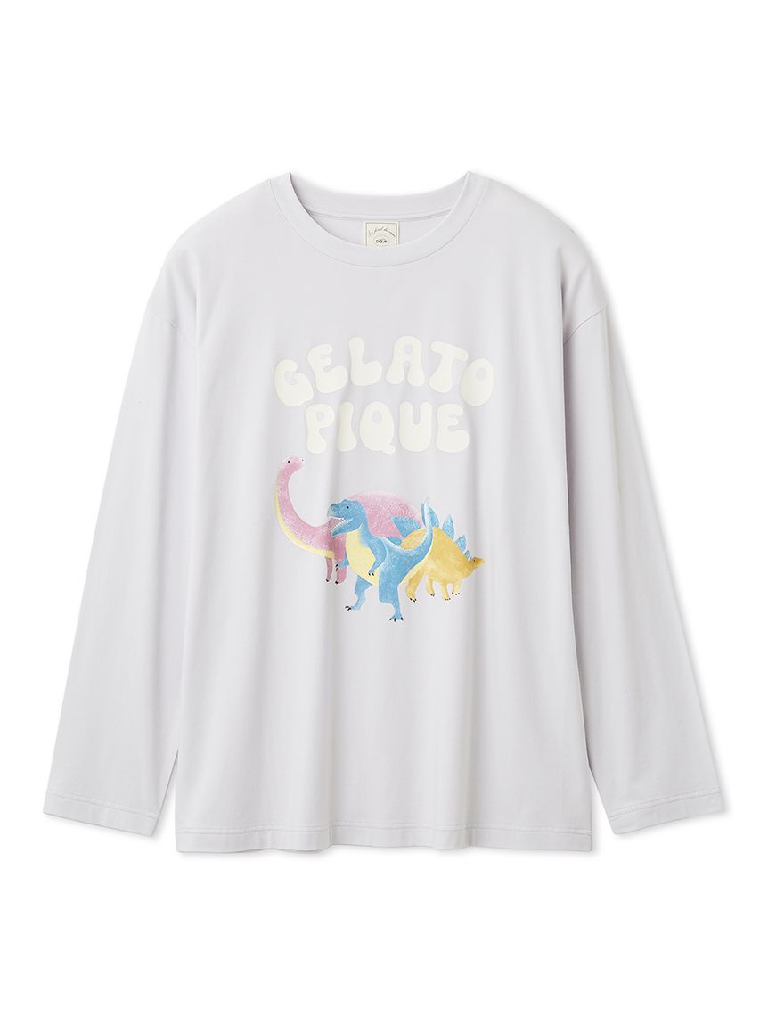 ダイナソーワンポイントロンT(カットソー・Tシャツ)｜ルームウェア