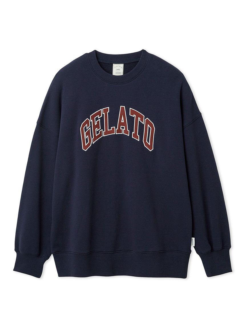 カレッジロゴ裏毛プルオーバー(カットソー・Tシャツ)｜ルームウェア