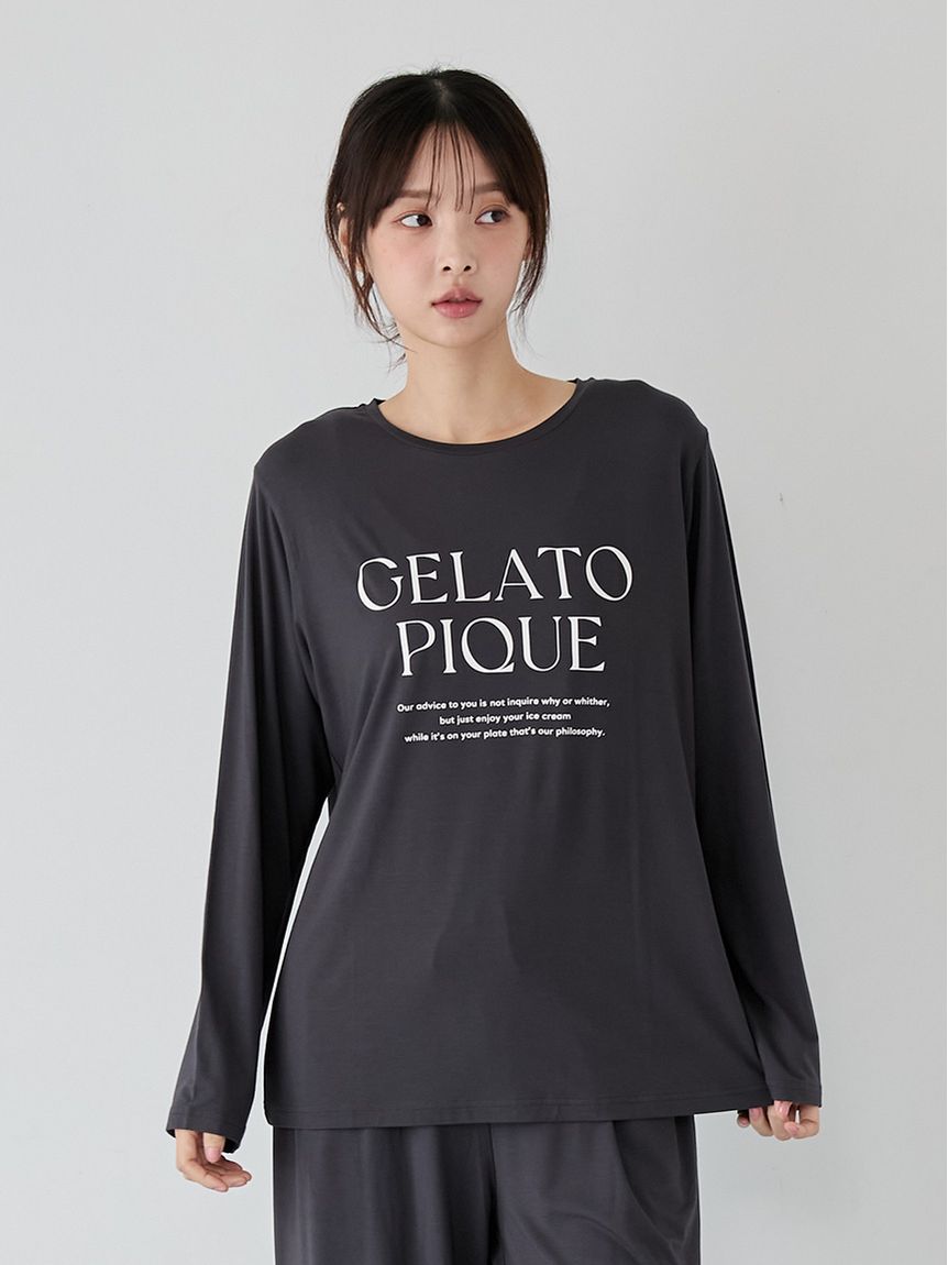 gelato piqueジェラピケ ロゴロンTパンツ セットアップ ルームウェア