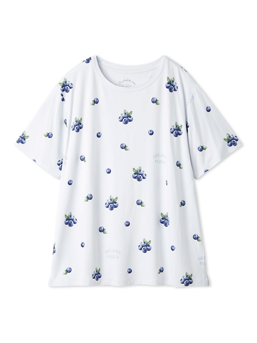 接触冷感】フルーツ3柄Tシャツ(カットソー・Tシャツ)｜ルームウェア