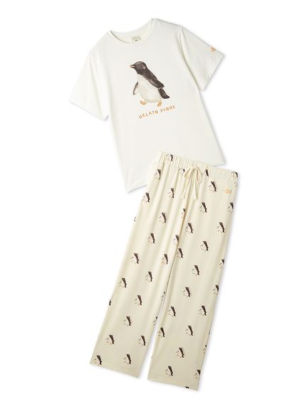 ONLINE限定】【接触冷感】シーアニマル柄ワンポイントTシャツ&ロング