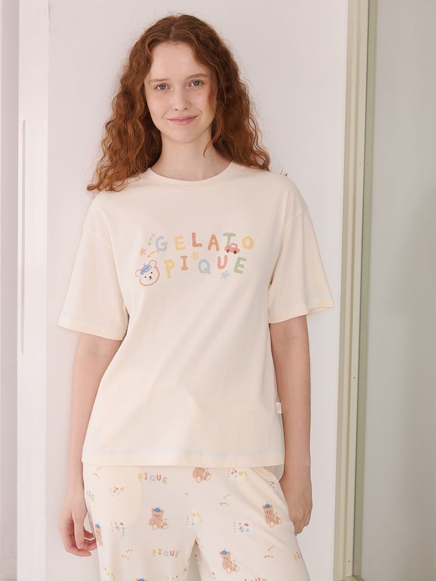 ドローイングベアワンポイントTシャツ(Tシャツ・カットソー)｜ルーム