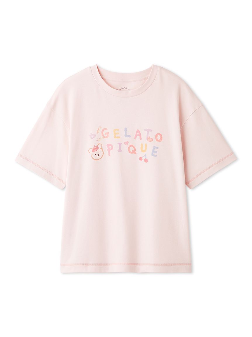 ドローイングベアワンポイントTシャツ(カットソー・Tシャツ)｜ルーム