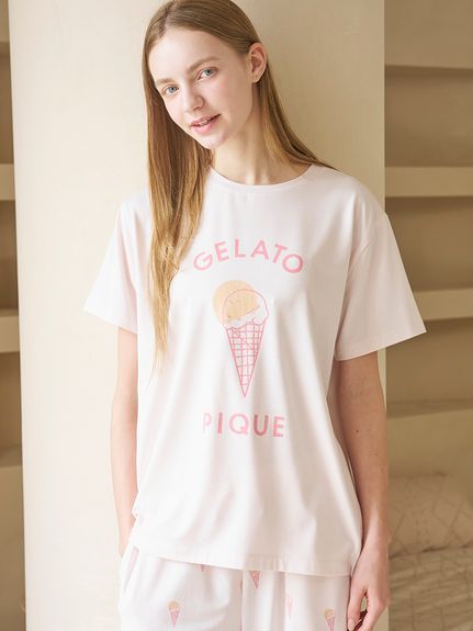 gelato pique アイスクリームルームウェア　上のみ ジェラート ピケ「アイスクリーム」ルームウェア、“淡色”ひんやり
