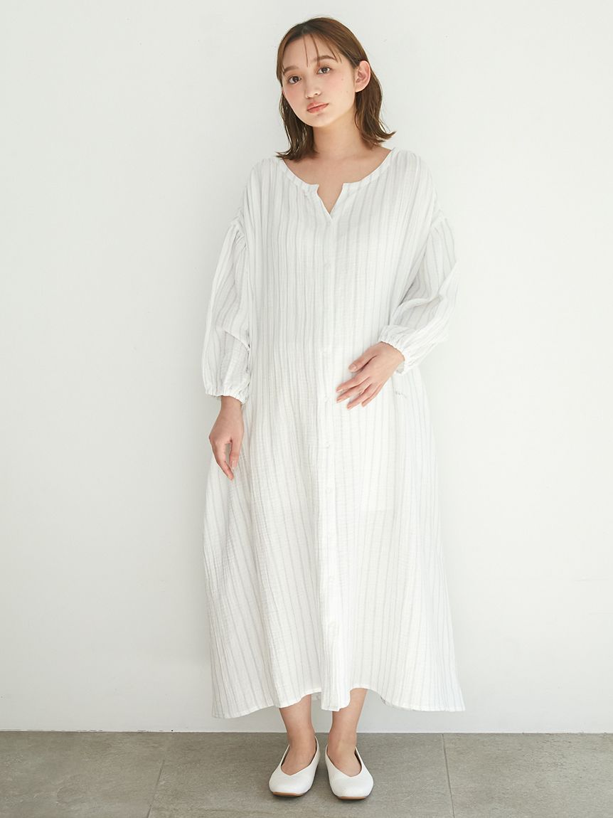 販路限定】マタニティガーゼワンピース(マタニティウェア