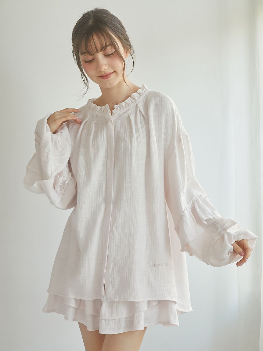 SPRING】フリルショートパンツ(ショートパンツ)｜ルームウェア