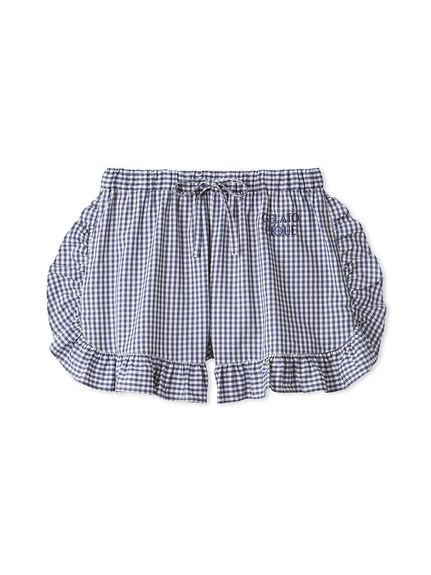 3柄フリルショートパンツ(ショートパンツ)｜ルームウェア・パジャマ