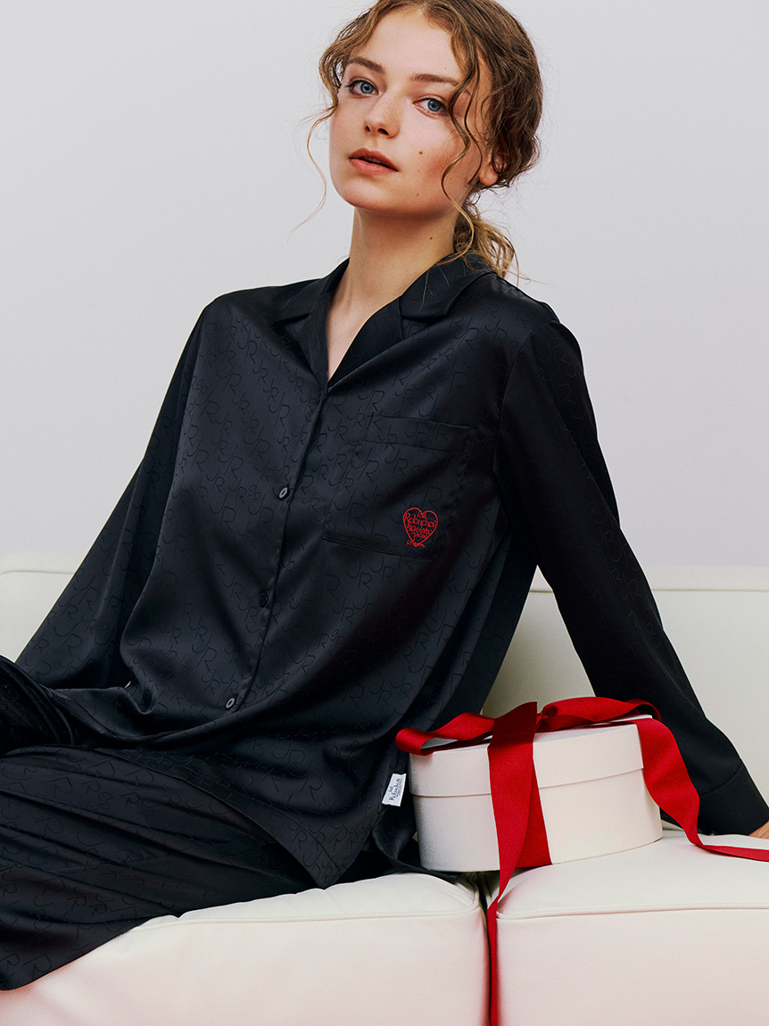 ヒートラップシャツ　新品未開封　ＸＬ　2枚セット JOEL ROBUCHON】サテンジャガードシャツ(シャツ)｜ルームウェア