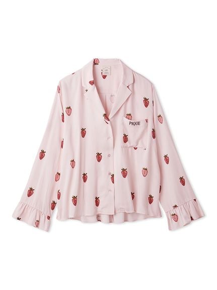 gelato pique いちご柄ルームウェア フリーサイズ いちご柄」に該当する ｜ルームウェア・パジャマ通販のgelatopique