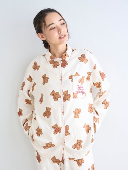 【メルミユ】ジェラピケ パジャマ クマ くま」に該当する ｜ルームウェア・パジャマ通販のgelatopique