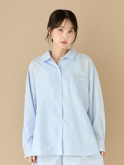 ストライプシャツ(シャツ)｜ルームウェア・パジャマ通販のgelatopique