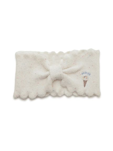 アイスワンポイント刺繍ヘアバンド(OWHT-F)