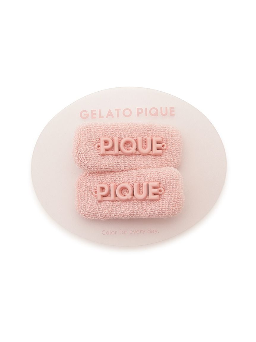 未使用 gelato pique ジェラピケ WEB限定 ベアシリーズ トップス カラバリパイルヘアクリップ(ヘアアクセサリー)｜ルームウェア