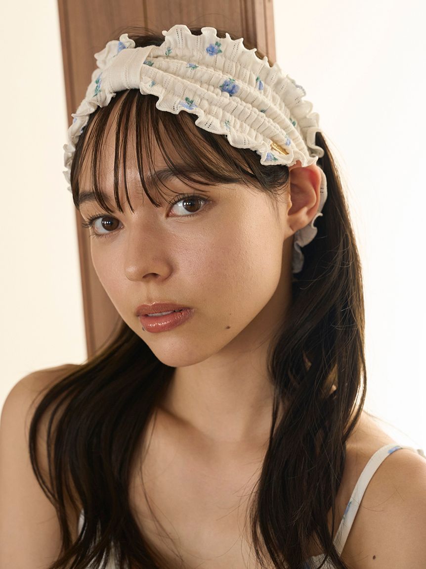 Lily パープル ケーブル編み ヘアバンド Lily パープル ケーブル編み ヘアバンド - メルカリ