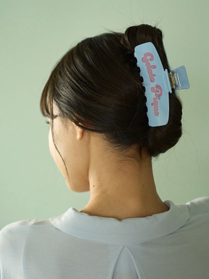 ロゴヘアクリップ(ヘアアクセサリー)｜ルームウェア・パジャマ
