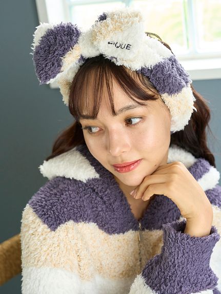 パラシュートベア ジェラート3ボーダーヘアバンド(ヘアアクセサリー)｜ルームウェア