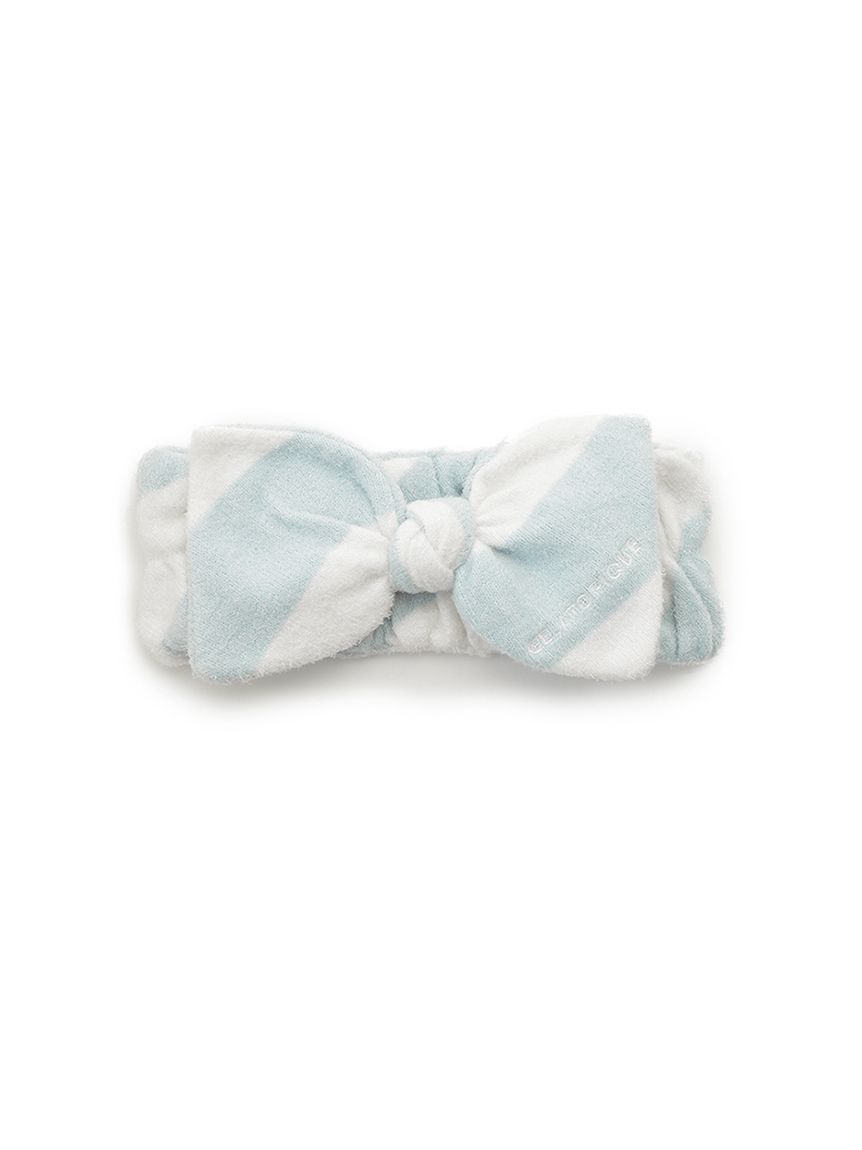 スムーズィー2ボーダーヘアバンド(ヘアアクセサリー)｜ルームウェア