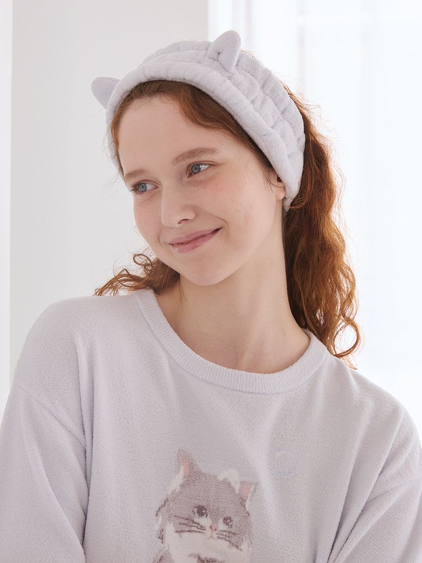 バブルモコキャットヘアバンド(ヘアアクセサリー)｜ルームウェア