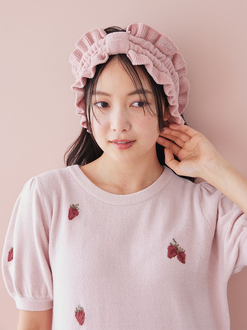 エアリーモコギャザーヘアバンド(ヘアアクセサリー)｜ルームウェア