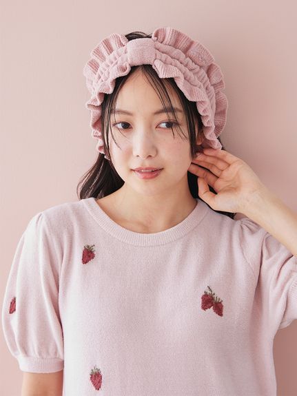 エアリーモコギャザーヘアバンド(ヘアアクセサリー)｜ルームウェア