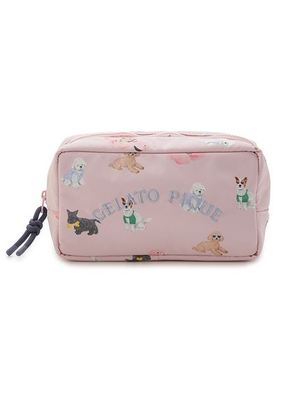【ポーチ】ジェラートピケ♡ダッフィーフレンズ♡総柄♡ルームウェア 日本限定！ジェラピケ×ダッフィー＆フレンズのかわいすぎる