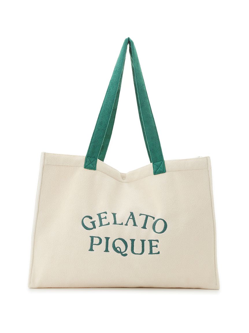 【gelato pique】ロゴトートバッグ パイルロゴトートバッグ(バッグ・エコバッグ)｜ルームウェア
