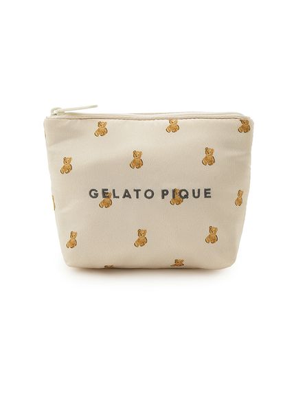 ジェラピケ ポーチ gelato pique（ジェラートピケ）の「ドットメッシュポーチ