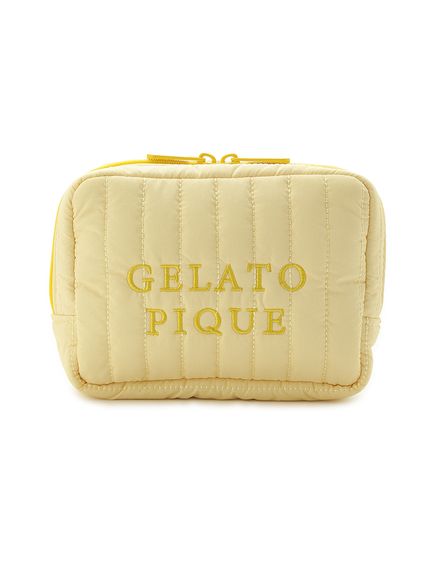 ジェラピケ★【gelato pique】小物入 ポーチ チョコモノグラム gelato pique - 新品 ティッシュポーチ ブラウン ジェラートピケ