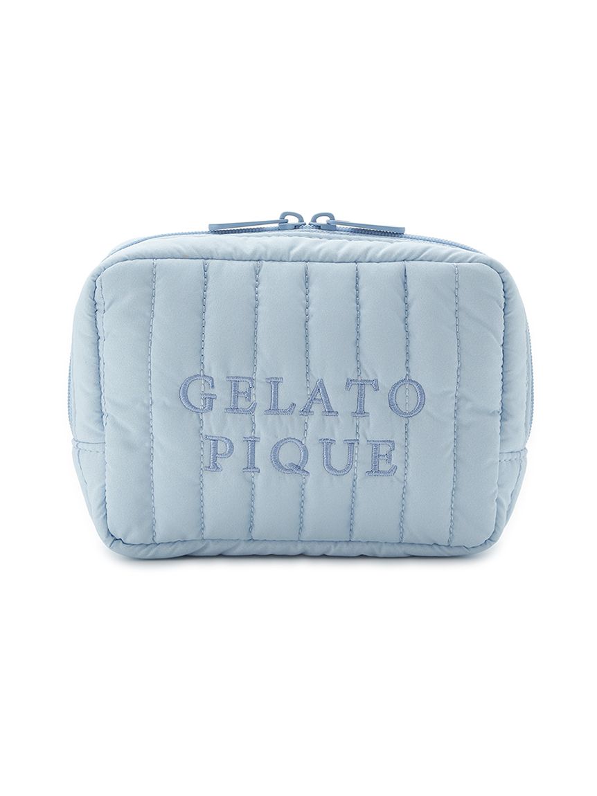 ジェラピケ★【gelato pique】小物入 ポーチ チョコモノグラム gelato pique - 新品 ティッシュポーチ ブラウン ジェラートピケ