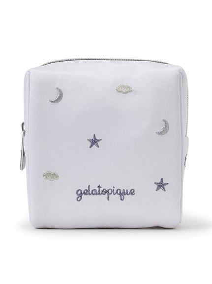 Disney×gelatopique / ルームウエアセット　ブルー&総柄ポーチ Disney×gelatopique / ルームウエアセット ブルー&総柄ポーチ