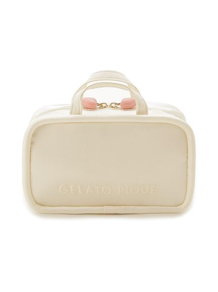 ボリュームロゴハンドルポーチ(ポーチ)｜ルームウェア・パジャマ通販の