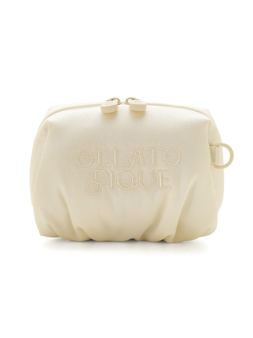 サテンギャザーポーチ(ポーチ)｜ルームウェア・パジャマ通販の