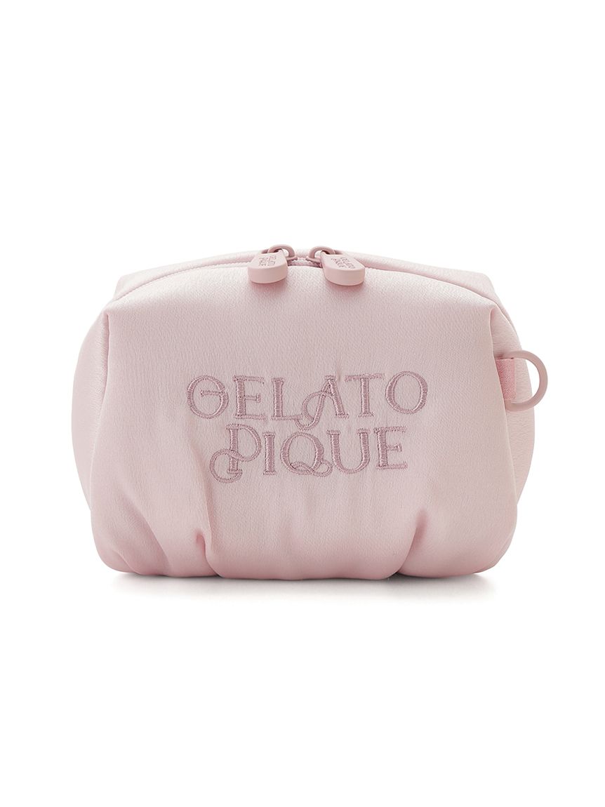 サテンギャザーポーチ(ポーチ)｜ルームウェア・パジャマ通販の