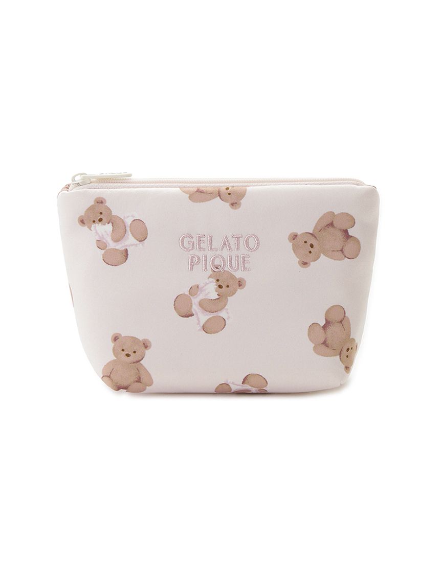 WhiteDay】ベア総柄ティッシュポーチ(ポーチ)｜ルームウェア・パジャマ