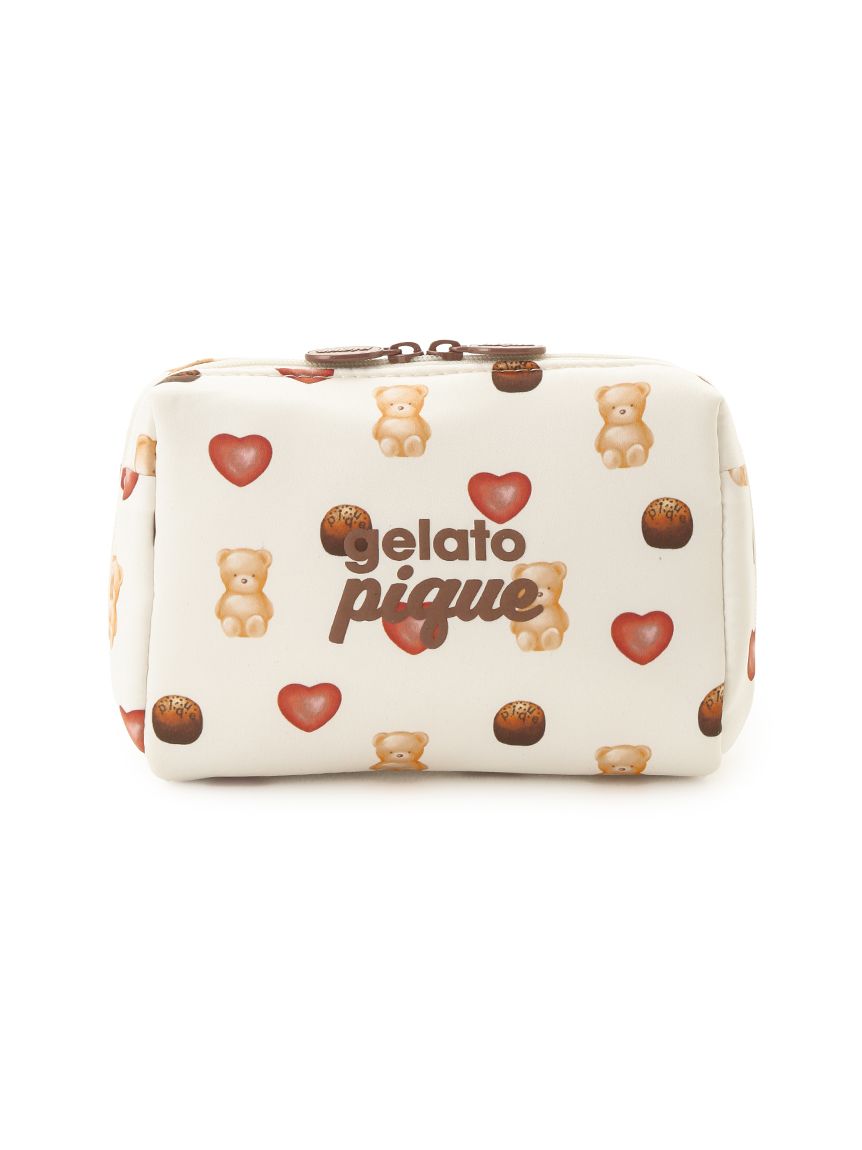 Valentine】総柄ポーチ(ポーチ)｜ルームウェア・パジャマ通販の