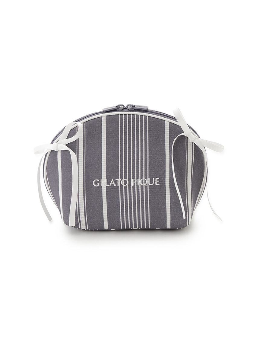 リボンポーチ メゾン ド フルール Maison de FLEUR レースクリアリボンポーチ