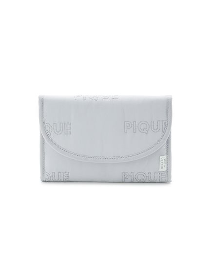 PIQUEキルティング母子手帳ケースS(BLU-F)