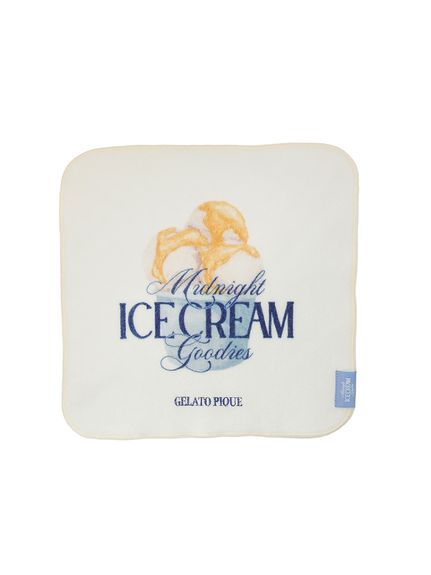 ジェラート ピケ[gelato pique]のベア柄フェイスタオル2枚セット