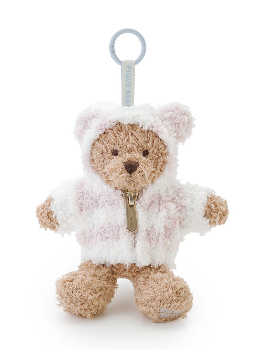 PIQUE BEAR】ジェラート2ボーダーぬいぐるみチャーム(キーケース